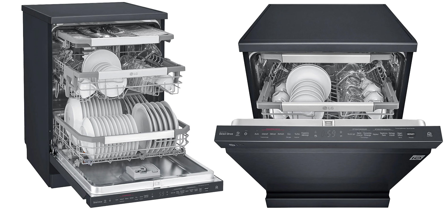 طراحی ماشین ظرفشویی ال جی مدل DFB325HM