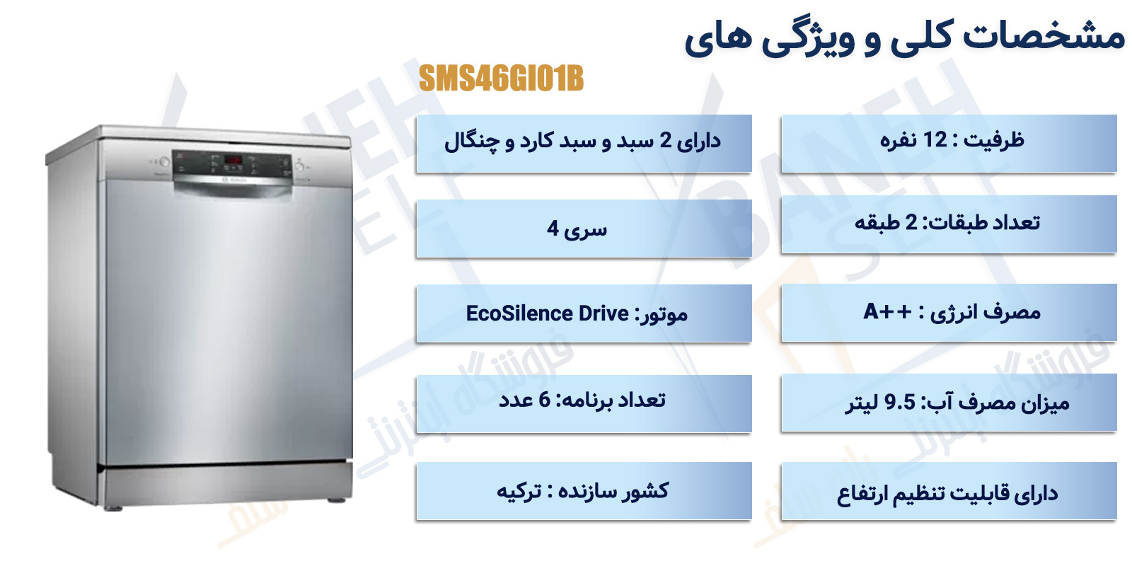 اینفوگرافیک-ماشین-ظرفشویی-بوش-مدل-SMS46GI01B-ظرفیت-12-نفر