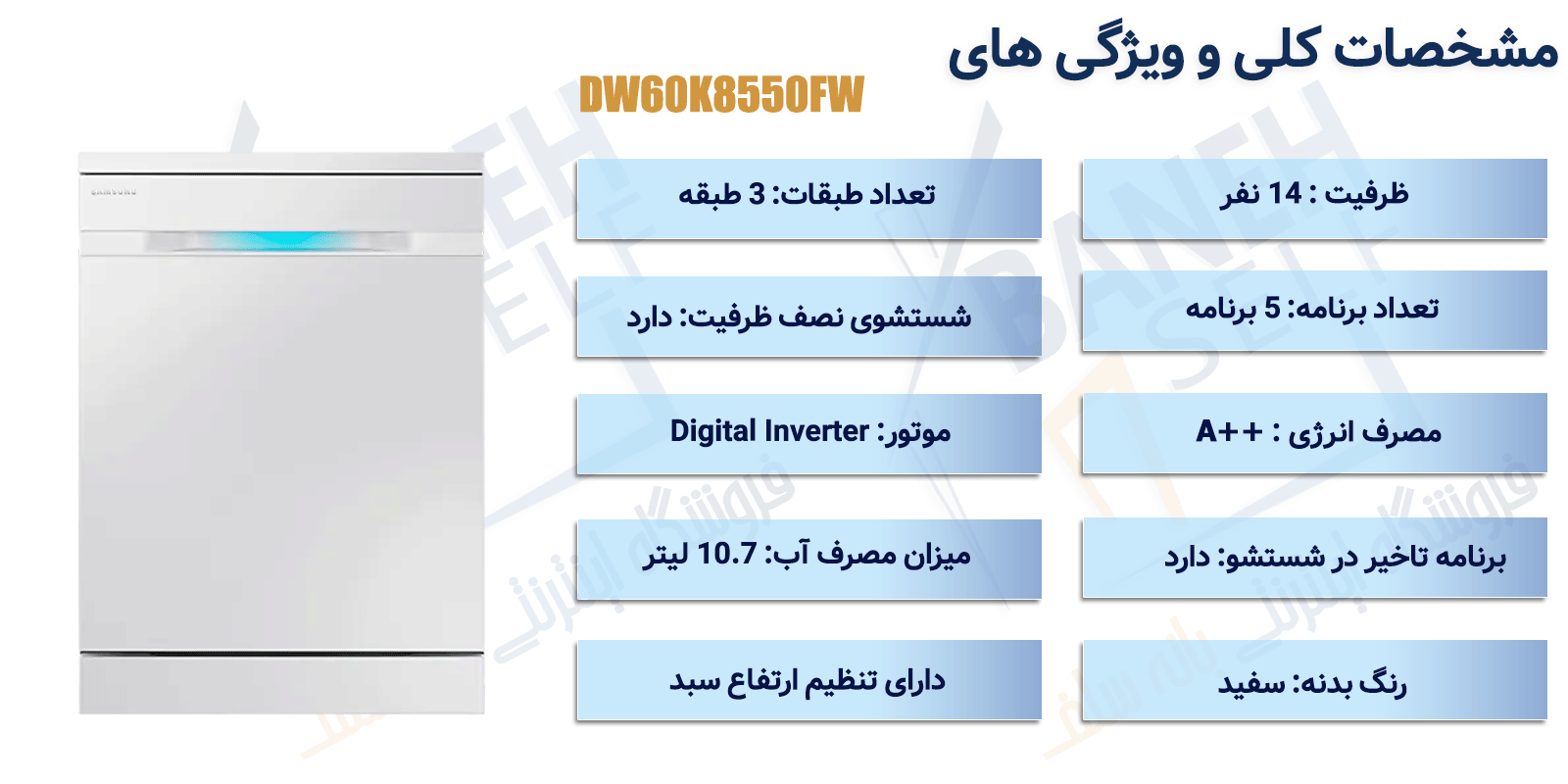 اینفوگرافیک-ماشین-ظرفشویی-سامسونگ-مدل-DW60K8550FW-ظرفیت-14-نفر