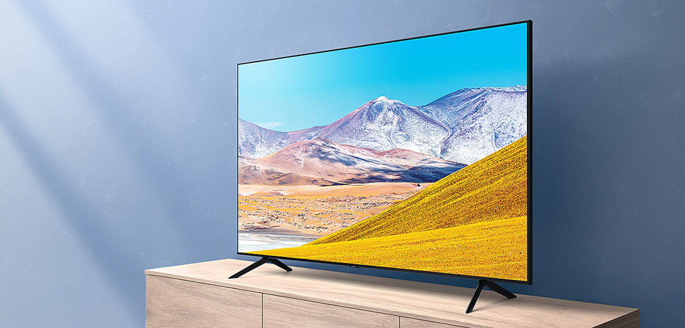 تلویزیون 55 اینچ TU8000 زیبا و با طراحی فوق العاده