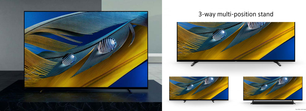 تلویزیون A80J زیبا و با طراحی خاص